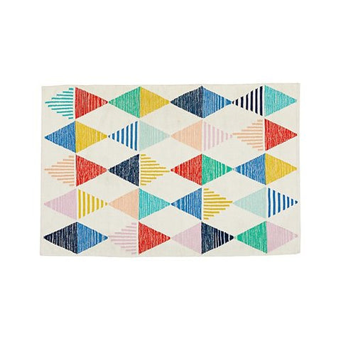Graphic Triangles Rug