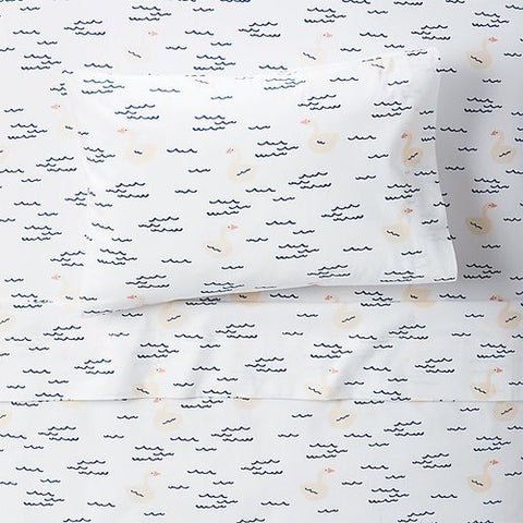 Waves crib sheets