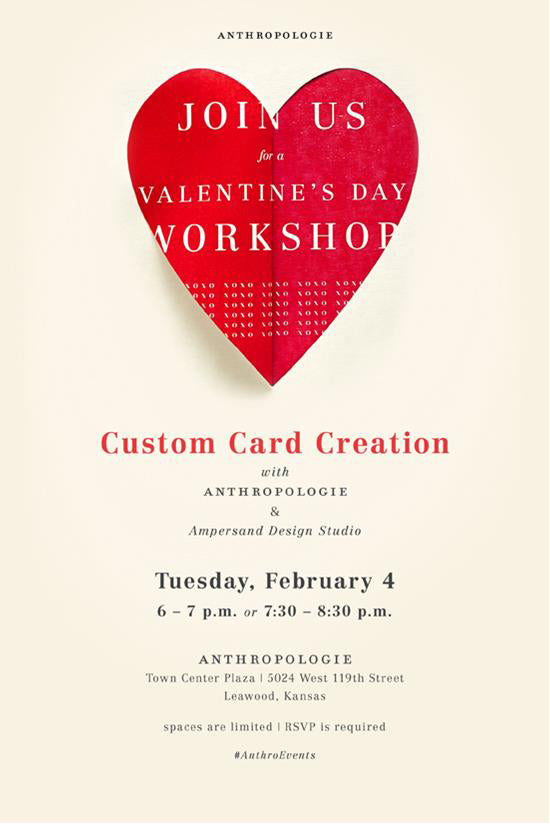 Custom Card Creation - Valentine's Day Workshop
