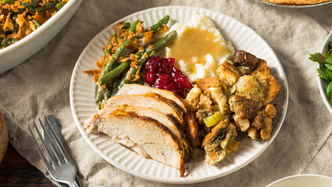 Turkey Breast with Cranberry Sauce