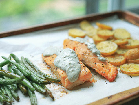 One pan salmon recipe