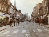 Chichester East Street around 1975, source photo taken by Nigel Purchase