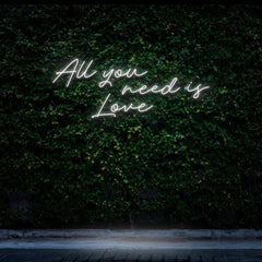 All you need is love neon sign 03