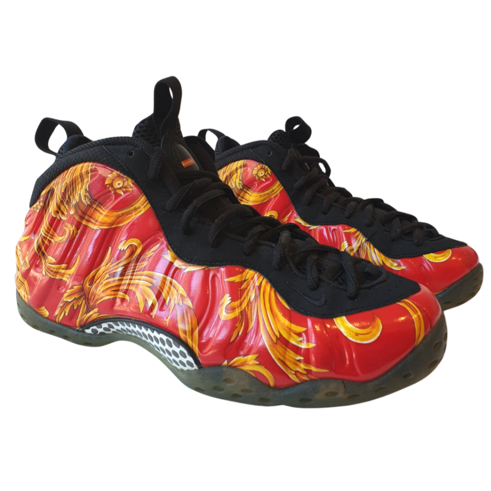 supreme foamposite red