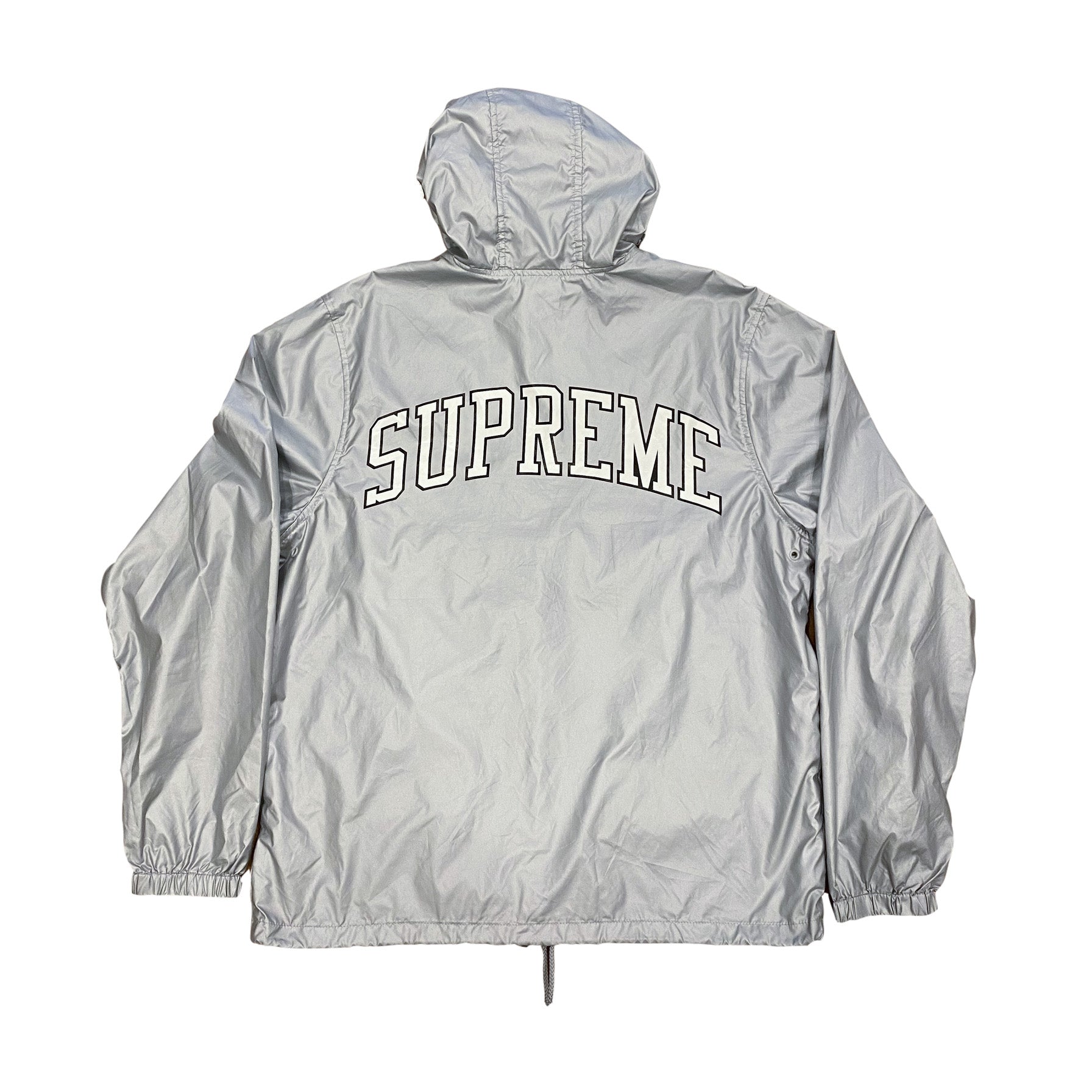 Supreme x Champion Half Zip Windbreaker Silver – NO DRAMAS