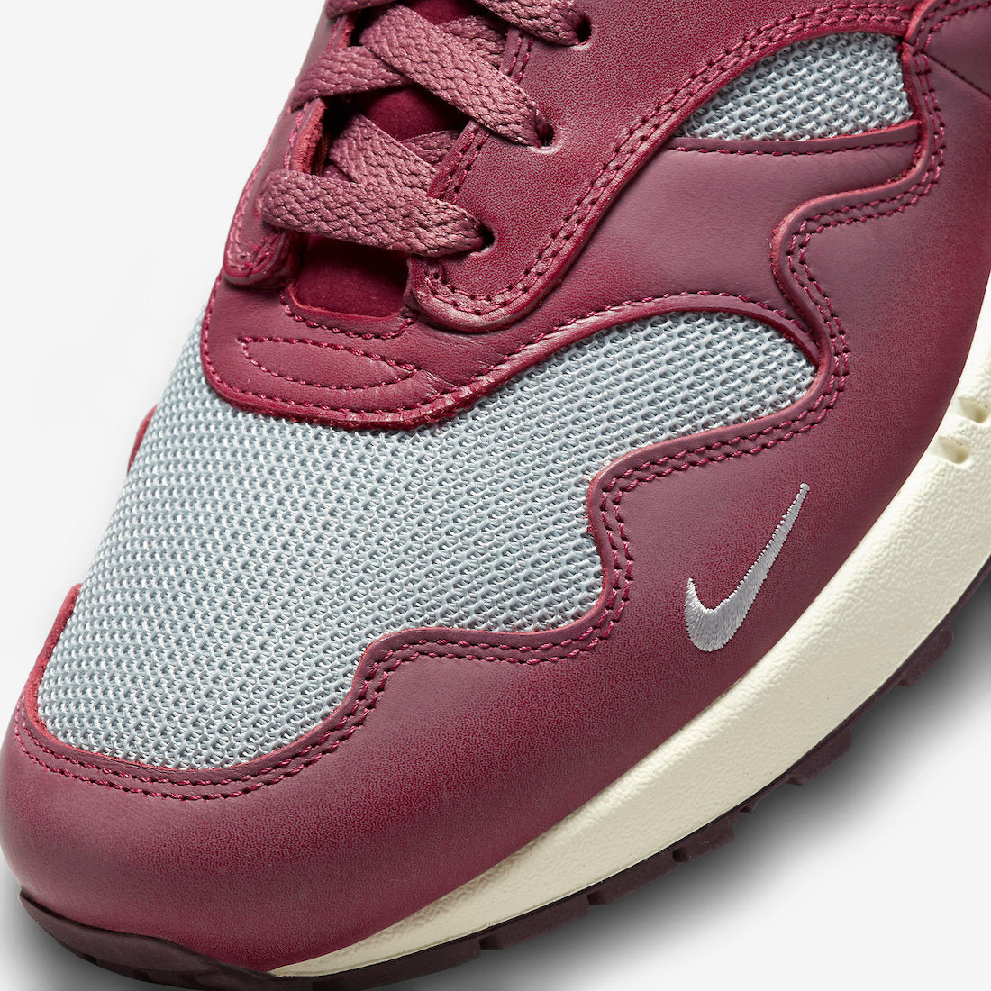 nike air max 1 burgundy white