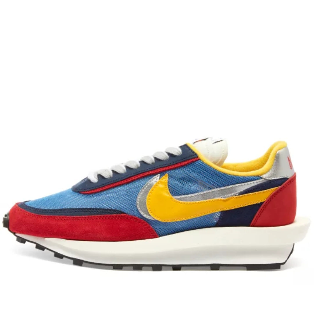 緑林シリーズ NIKE SACAI LDWAFFLE BLUE RED 26cm - スニーカー