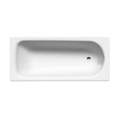 Kaldewei Eurowa 1500mm Steel Enamel Built In Bath No Overflow - Alpine White - Add Leg Kit