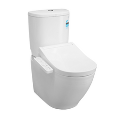 TOTO Basic+ BTW Toilet and Washlet with Side Control - Includes THX918 S-Connector