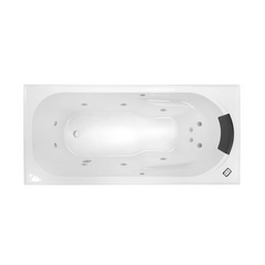 Decina Prima 1635mm Contour 12-Jet Spa Bath - PR1650CNSPAWC - Default Title