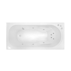 Decina Prima 1785mm Santai 10-Jet Spa Bath - PR1800SAN10JW - Default Title