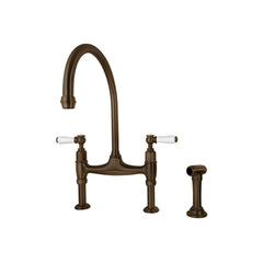 Shaws by Perrin & Rowe Pendleton Kitchen Tap with Rinse - English Bronze - Default Title