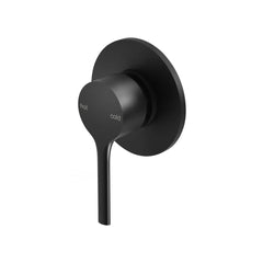 Phoenix Vivid Slimline Oval SwitchMix Shower/Wall Mixer - Matte Black - Default Title