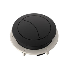 Clark Wall Faced Close Coupled Cistern Flush Button - Black - Default Title