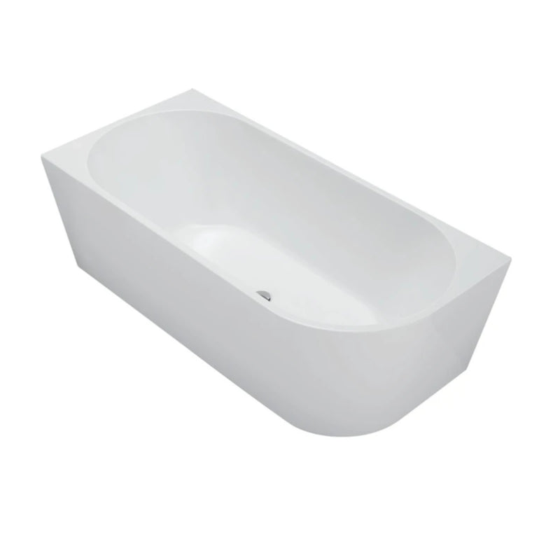 Cassa Auris Corner Back To Wall Bathtub Left Hand 1400mm Gloss