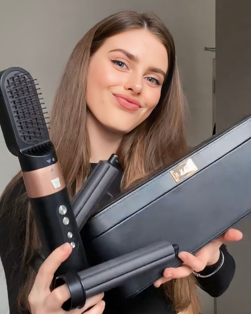 Master the art of hairstyling with ease using the 5-in-1 Hot Air Styler, perfect for busy women.