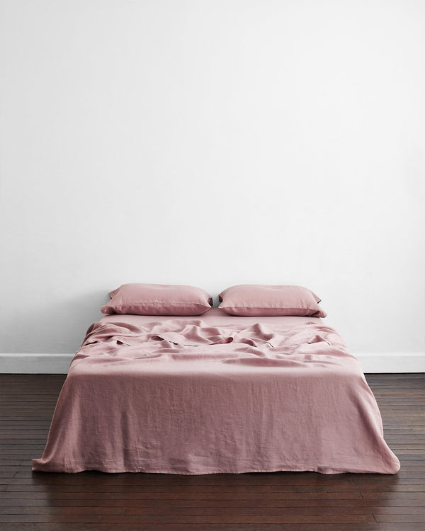 Oatmeal Linen Flat Sheet