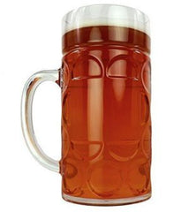 1.3 Litre Glass Beer Stein Lined at 2 Pints - 6 Pack