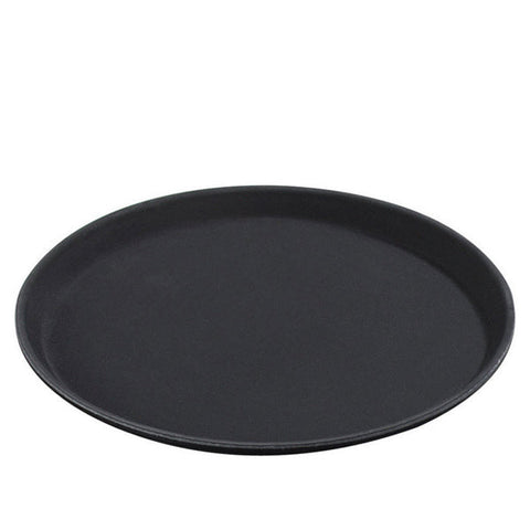 black plastic non slip waiters tray