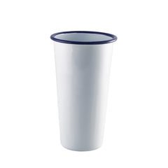 Enamel Tall Tumbler White