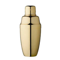 Urban Bar Gold Plated Cocktail Shaker