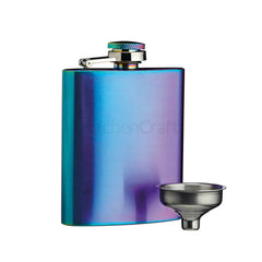 BarCraft Exotic Rainbow Hip Flask