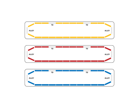 Feniex Fusion-S GPL Preferred Bar Overhead Layout