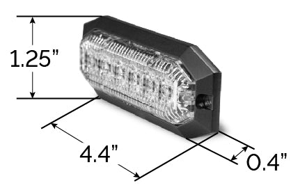 U-Lite Surface Mount Dimensions