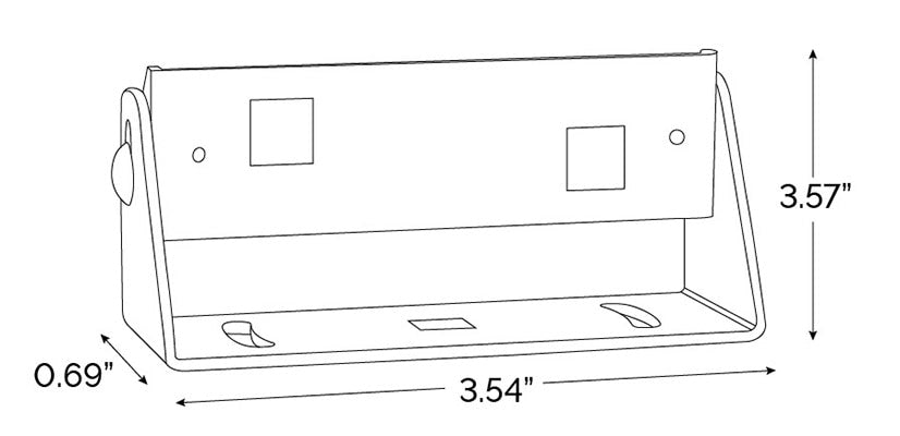 T3/G3/Q3 Rotating Bracket Dimensions