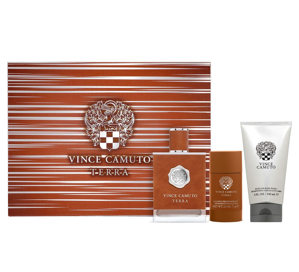 Vince Camuto Terra 3 PC Gift Set for Men – Hair Care & Beauty