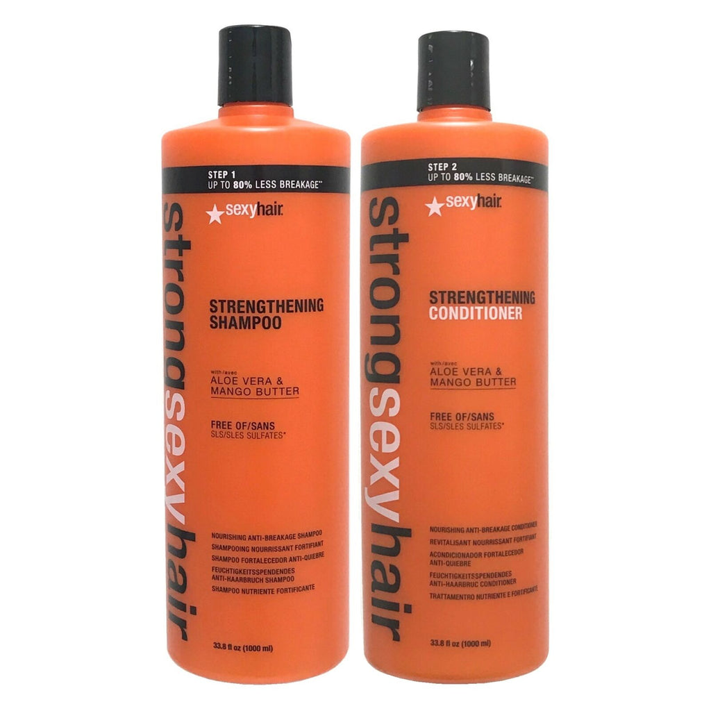 Strong Sexy Hair Strengthening Shampoo And Conditioner 338 Oz Duo Hair Care And Beauty 