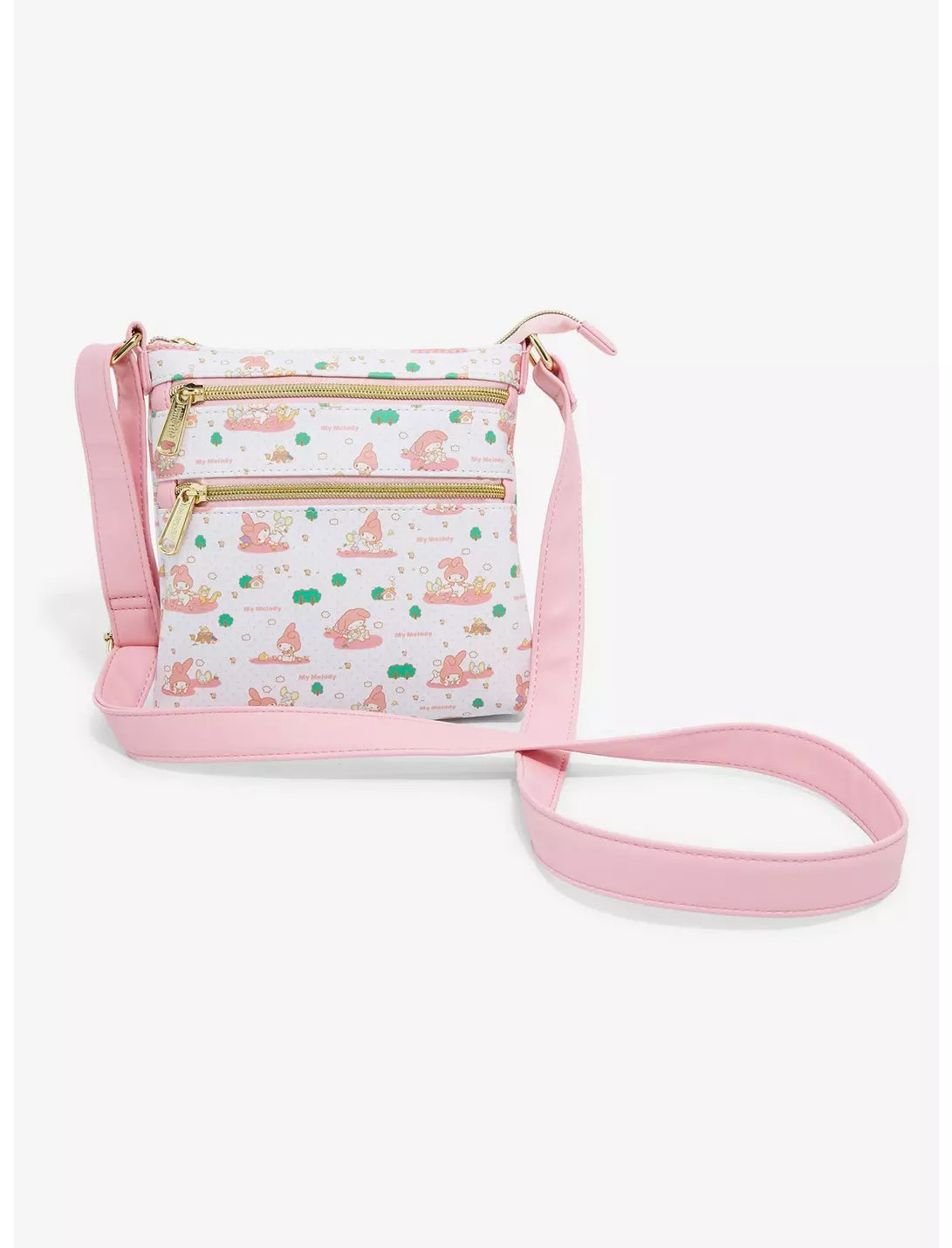 Loungefly Sanrio My Melody Allover Print Crossbody Bag