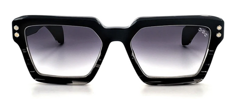 Hoorsenbuhs Square Black Sunglasses