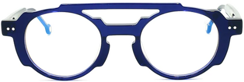 Kazoku blue steampunk glasses