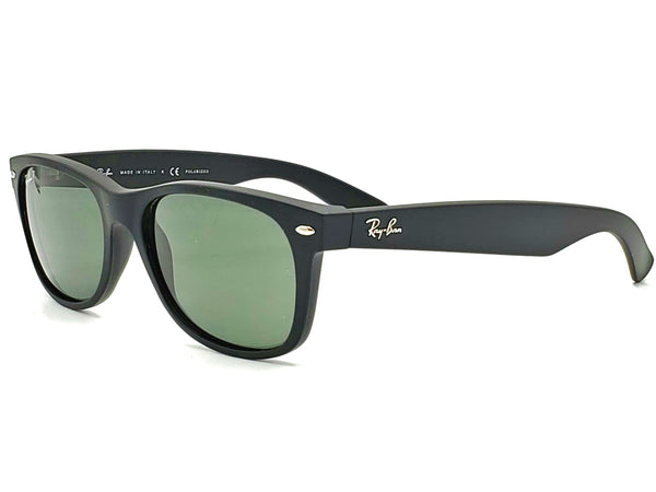 Ray-Ban RB2132 New Wayfarer Classic Gloss Black Frame Non Polarized  Sunglasses | eBay