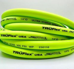 TRUFlex 1/4” Ultra Hybrid Pro Spray Hose by TRU Spray Systems. - TRÜ Spray Systems