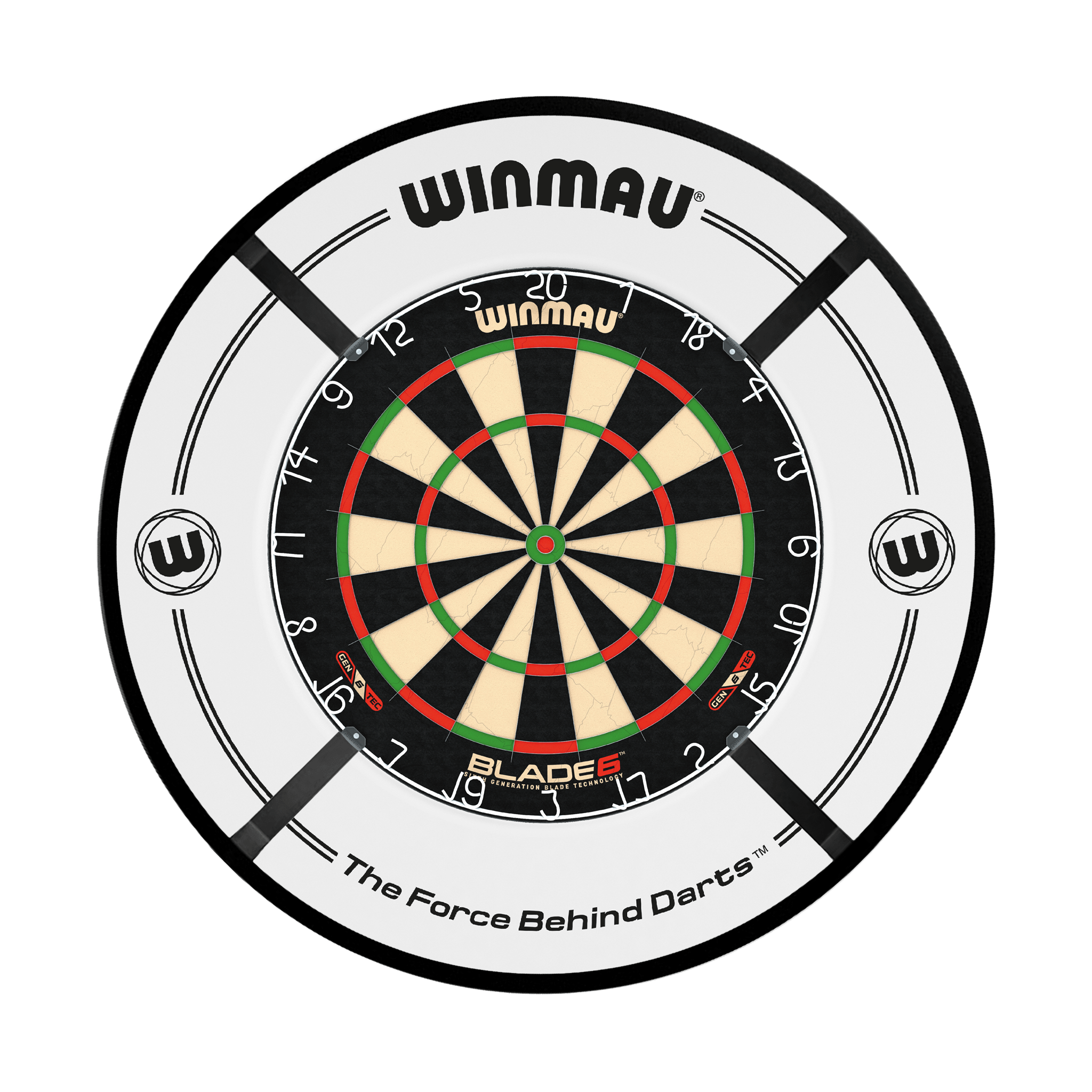Buy Winmau Blade 6 Dartboard, Surround & Light Bundle from Darts Online