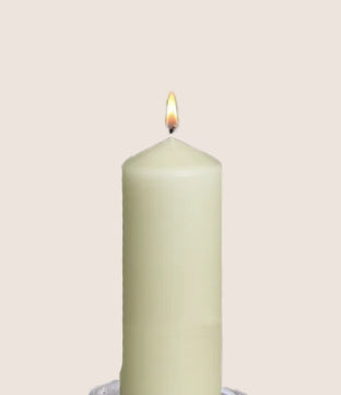 Ivory Pillar Candles