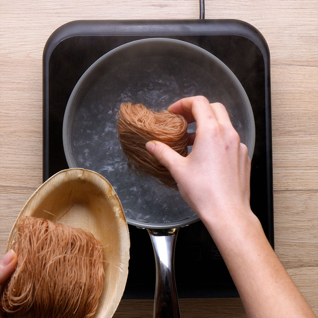 Bruine Rijst Vermicelli Roerbakschotel