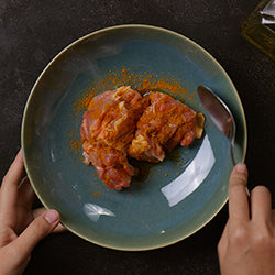 Creamy chicken satay ingredients