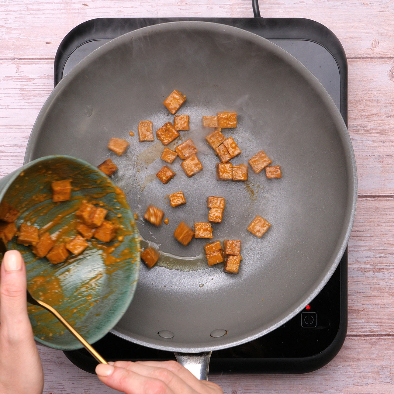 Groene curry pasta