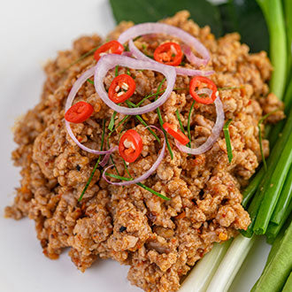 Viande marinée à la pâte de curry thaïlandaise