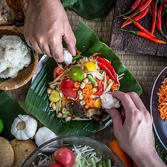 Som Tam papaya salade