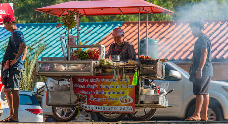 Thailändisches Straßenessen