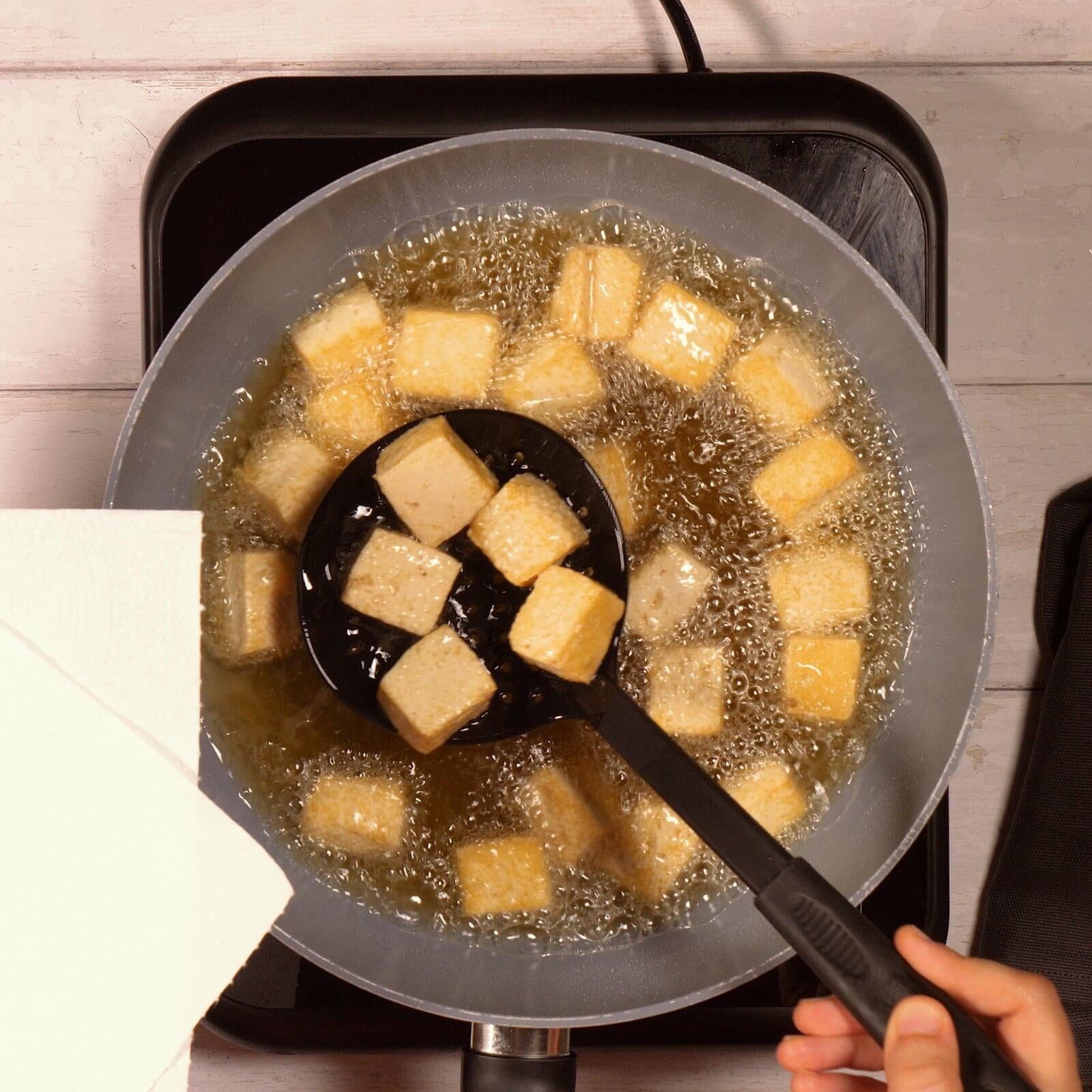 Tofu croccante in agrodolce