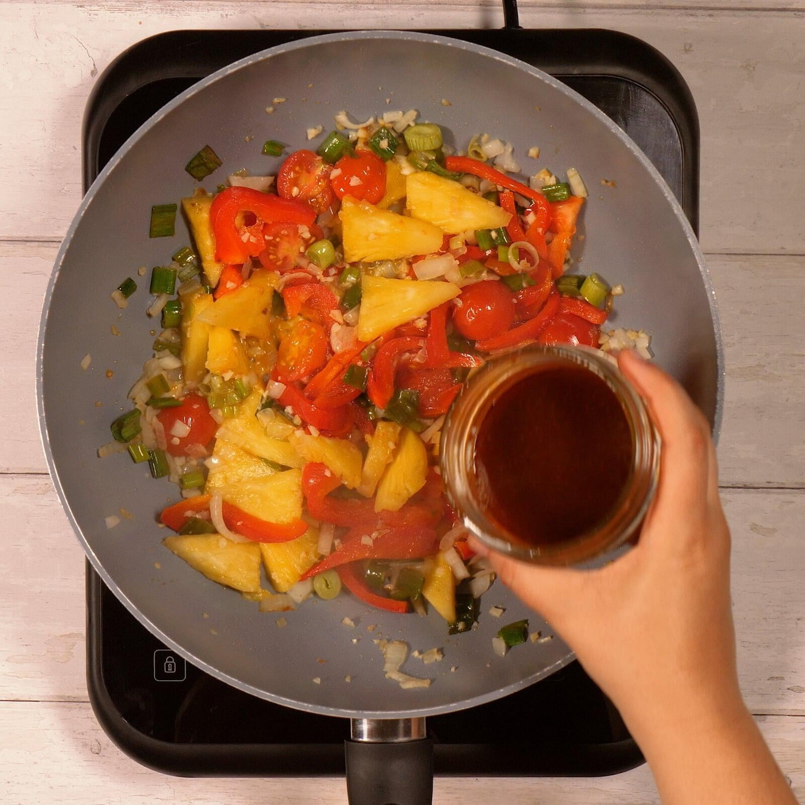 Crispy sweet & sour tofu