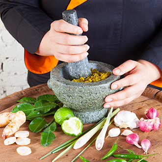 Thaise groene currypasta