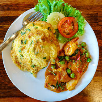 Omelette thaïlandaise