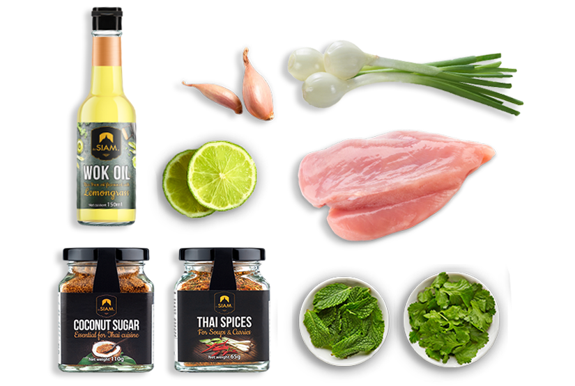 Ingrediënten voor Kipgehakt Salade