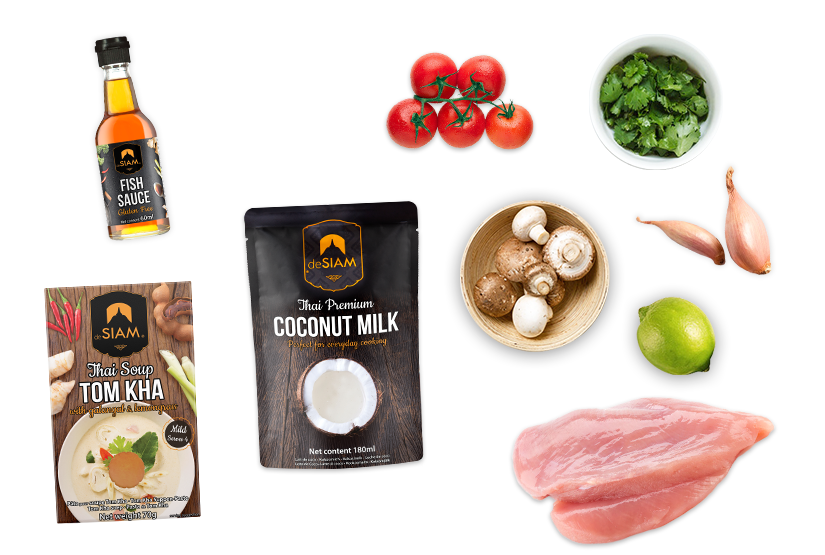 Tom Kha Kai Soup ingredients